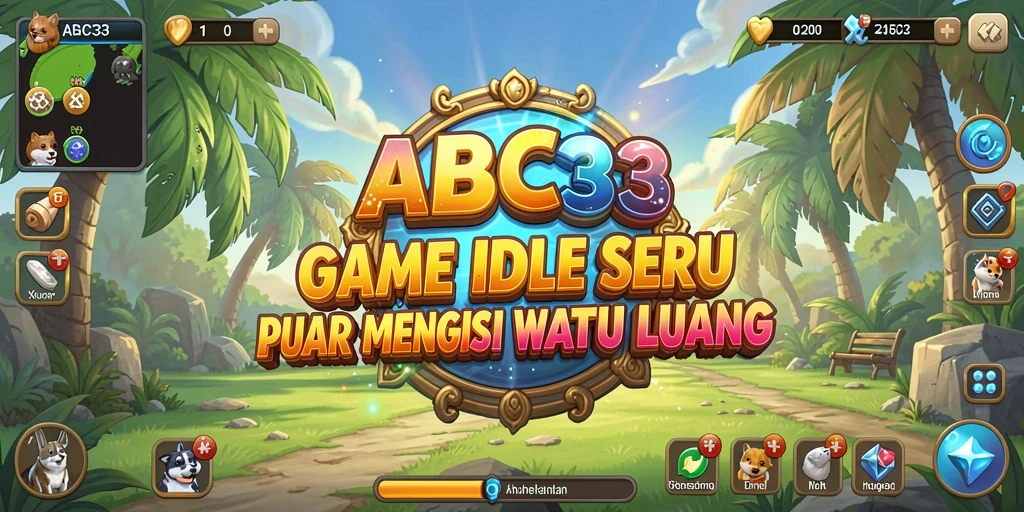 Tampilan gameplay <strong>ABC33</strong> menunjukkan keseruan permainan Idle yang menenangkan.