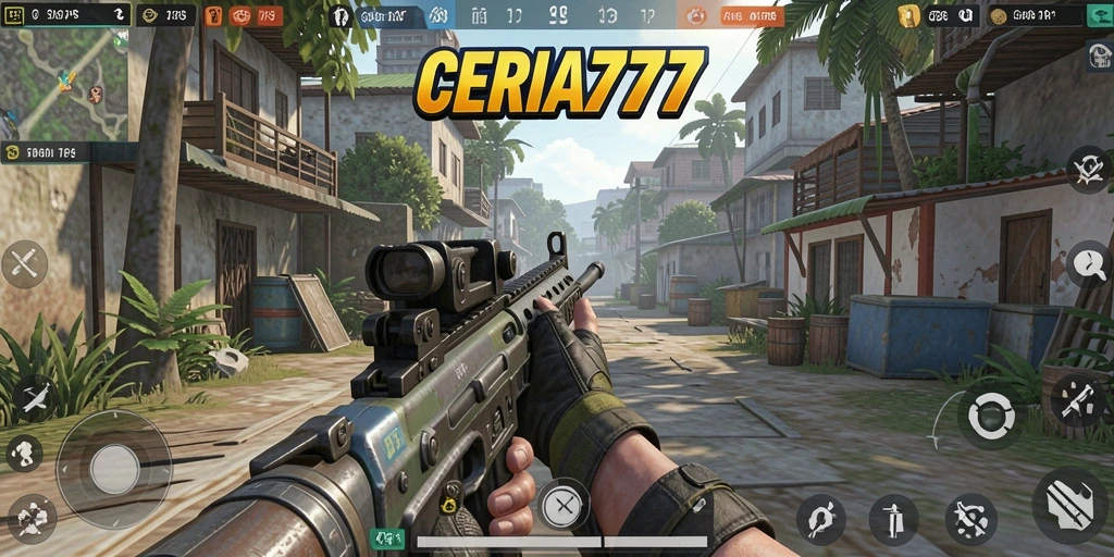 Tampilan menarik saat memainkan gameplay TPS di CERIA777.