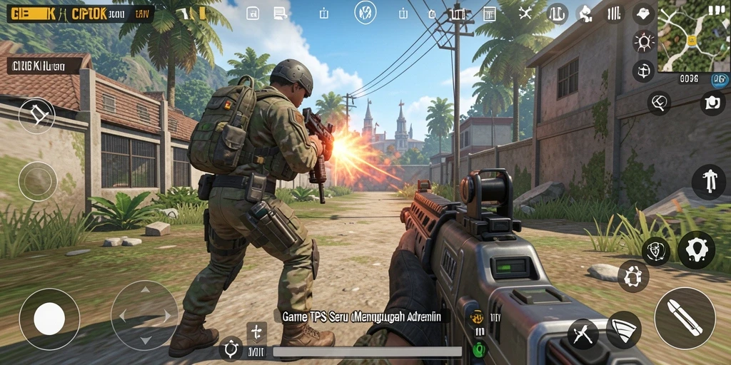 Gameplay CIPOK yang penuh aksi dan strategi.