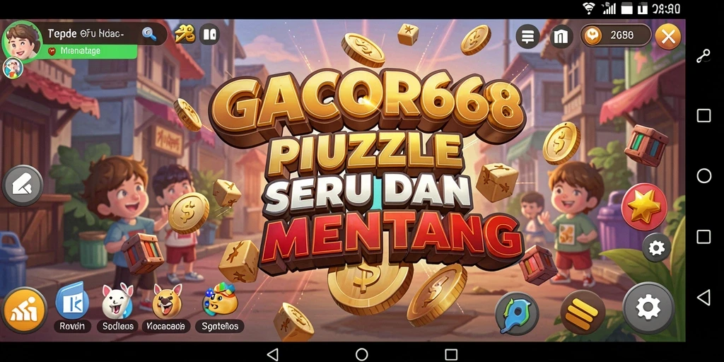 Tampilan gameplay seru dan menantang di GACOR668.