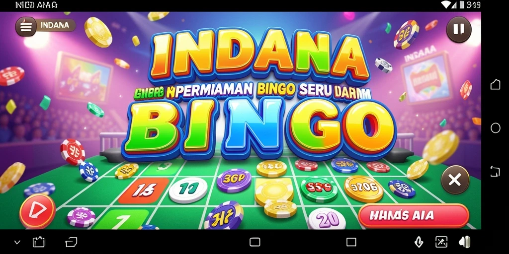 Tampilan gameplay Bingo di INDAAA yang seru dan interaktif.
