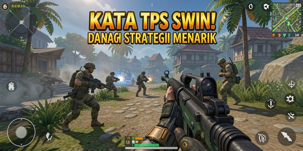 Tampilan gameplay seru KATAKWIN dengan aksi menegangkan.