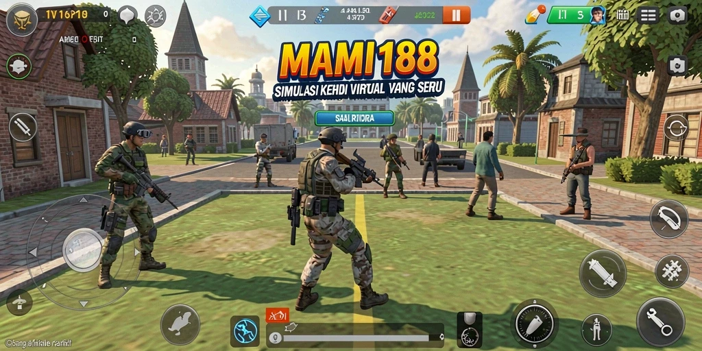 Tampilan gameplay MAMI188 menampilkan karakter dan lingkungan yang kaya warna.