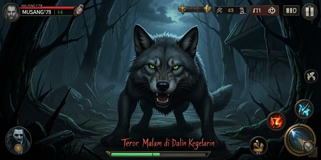 Tampilan menegangkan dari gameplay <strong>MUSANG178</strong> yang penuh dengan kengerian.