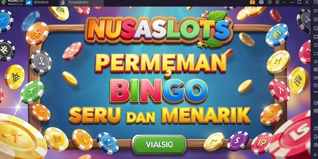 Tampilan gameplay Bingo yang menarik di NUSASLOTS.