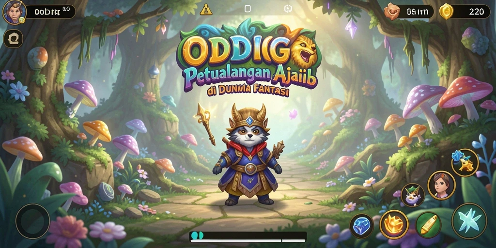 Screenshot ODDIGO menampilkan aksi pertarungan yang menegangkan dan grafis menawan.