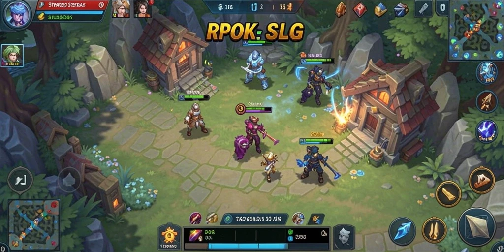 Tampilan gameplay SLG yang mendebarkan dari RPOK.