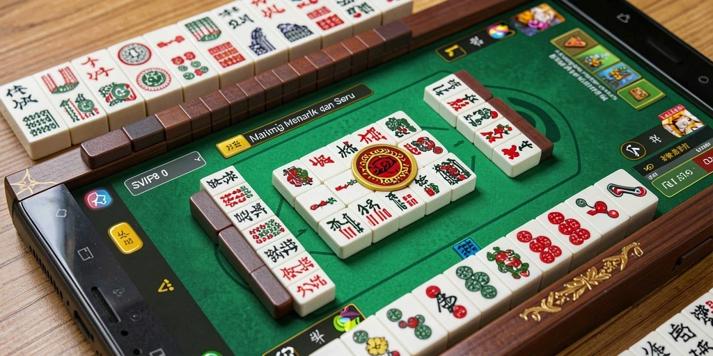 Tampilan menarik dari gameplay Mahjong di SVIP8.