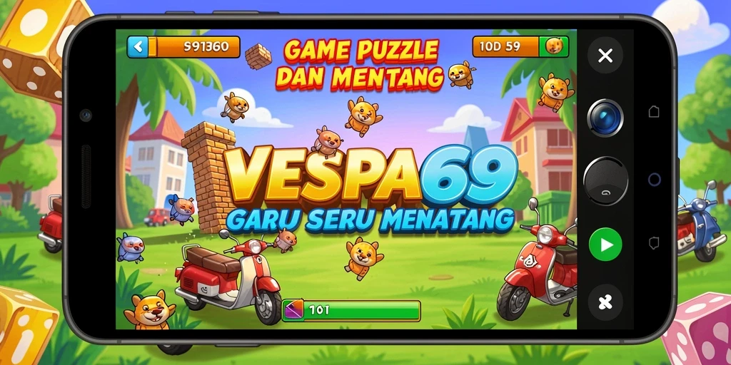Gameplay VESPA69 dengan tantangan puzzle yang menarik.