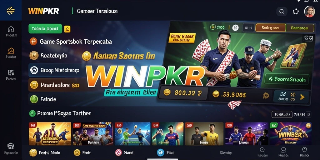Screenshot WINPKR menampilkan gameplay taruhan yang seru dan menarik.